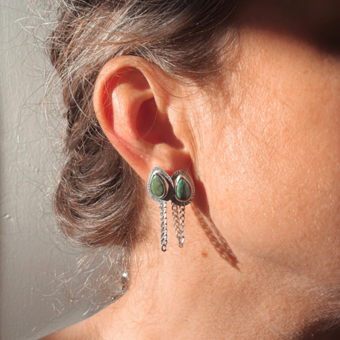 Sonoran Chain Stud Earrings #1