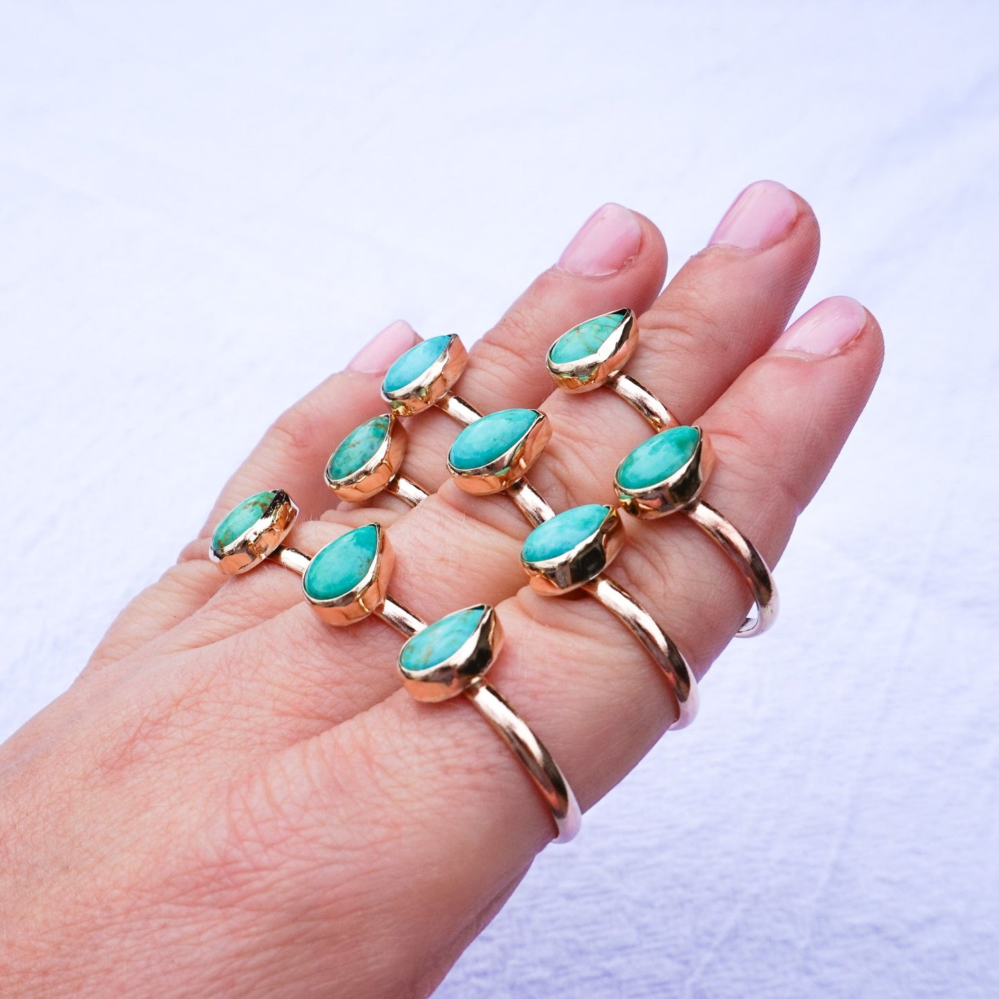 14kt GOLD Sonoran Stackers - Pretty Outlaw Jewelry