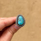 High Grade Lone Mountain Turquoise Ring size 7