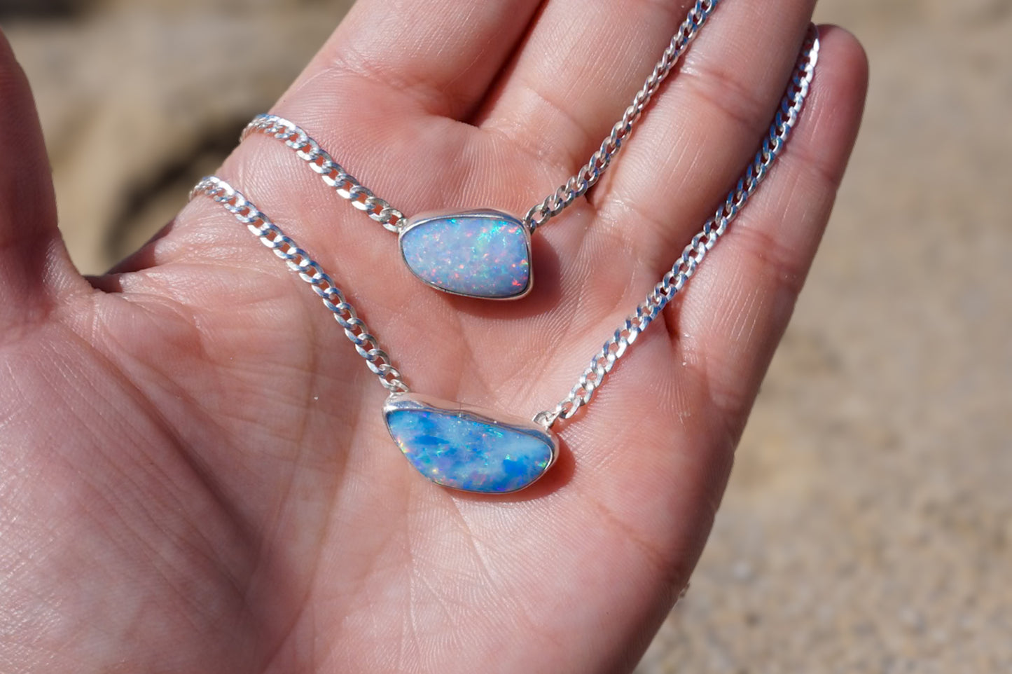 Coober Pedy Opal Necklace #1