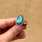 High Grade Lone Mountain Turquoise Ring size 7