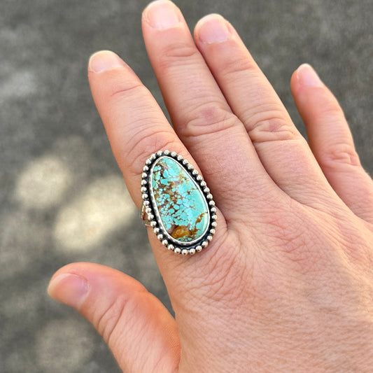 No. 8 Turquoise Ring Size 9