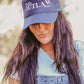 Trucker-Mütze in Marineblau und Weiß