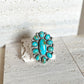 Blue Gem Cluster Size 7.5 - Pretty Outlaw Jewelry