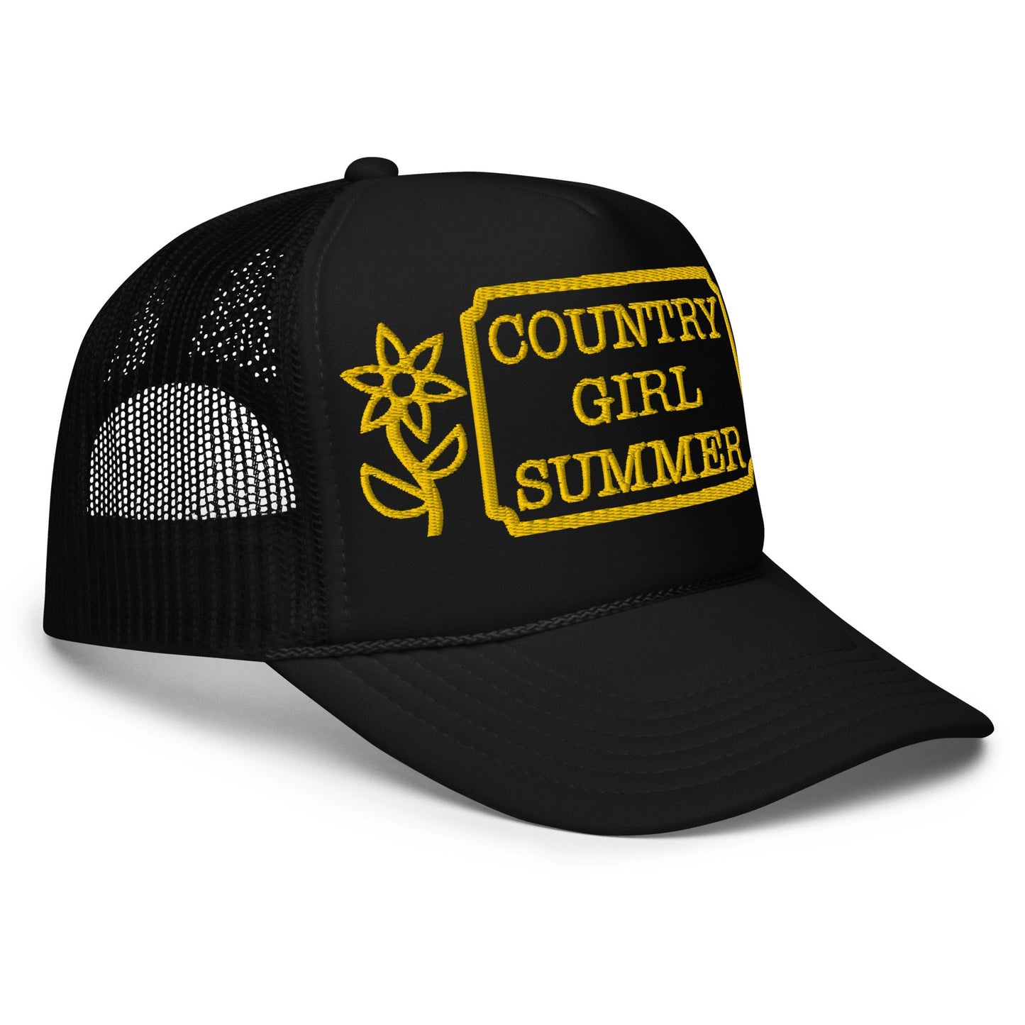 "Country Girl Summer" Trucker Hat - Pretty Outlaw Jewelry