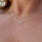 Dainty Silver Bow Necklace - Pretty Outlaw Jewelry