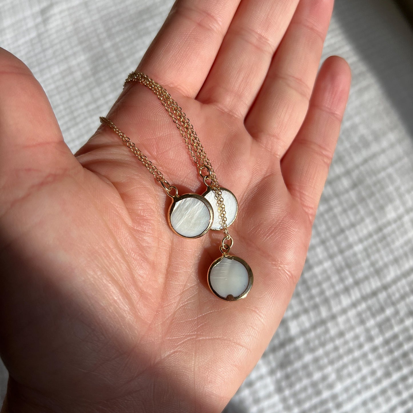 Fresh Water Pearl Round Charm Necklace - Pretty Outlaw Jewelry