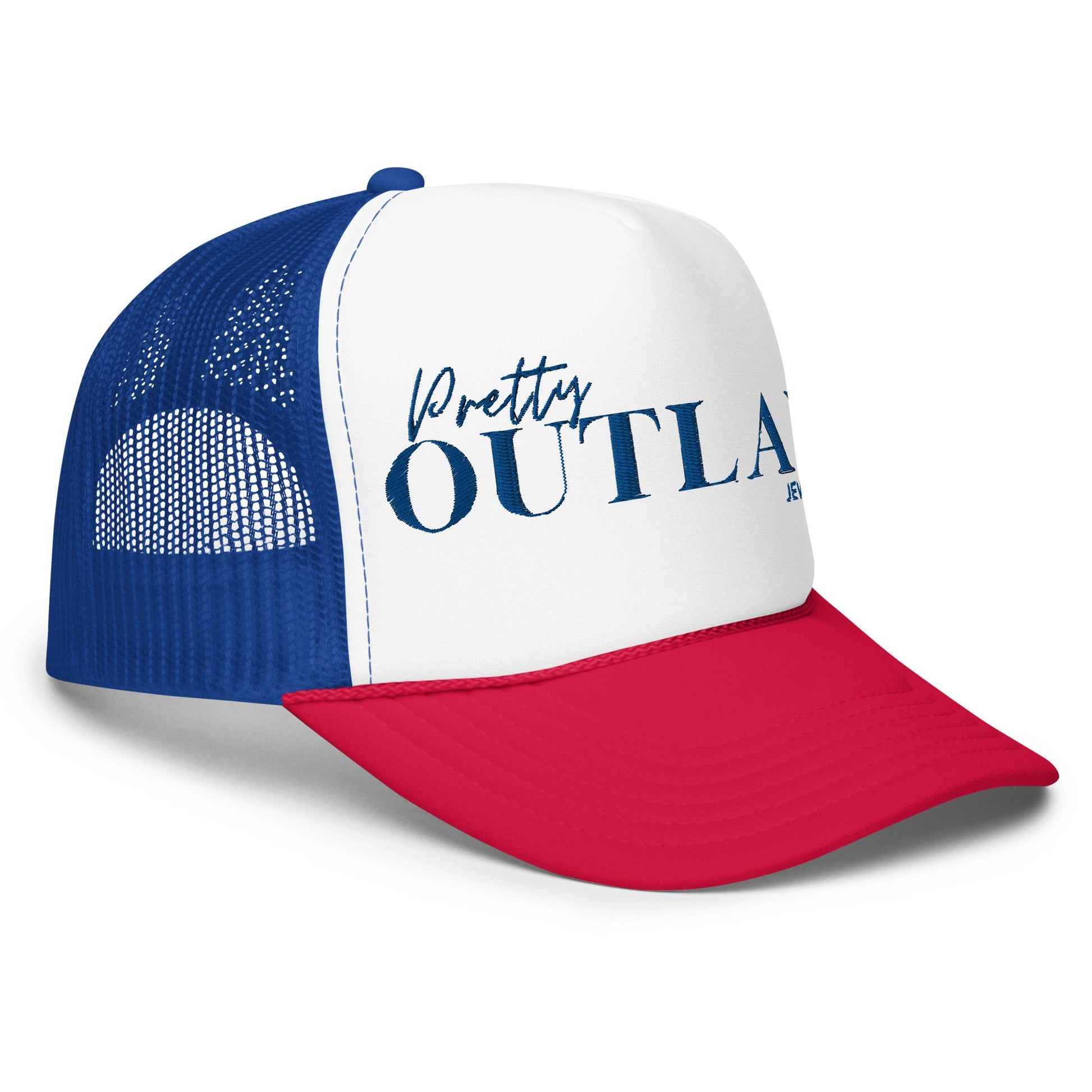 Red, White, and Blue Trucker Hat - Pretty Outlaw Jewelry